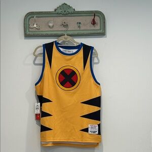 HGC Kids Wolverine Yellow and Black Jersey Tank Top XL new with tags